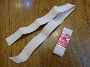 pointe shoe elastic